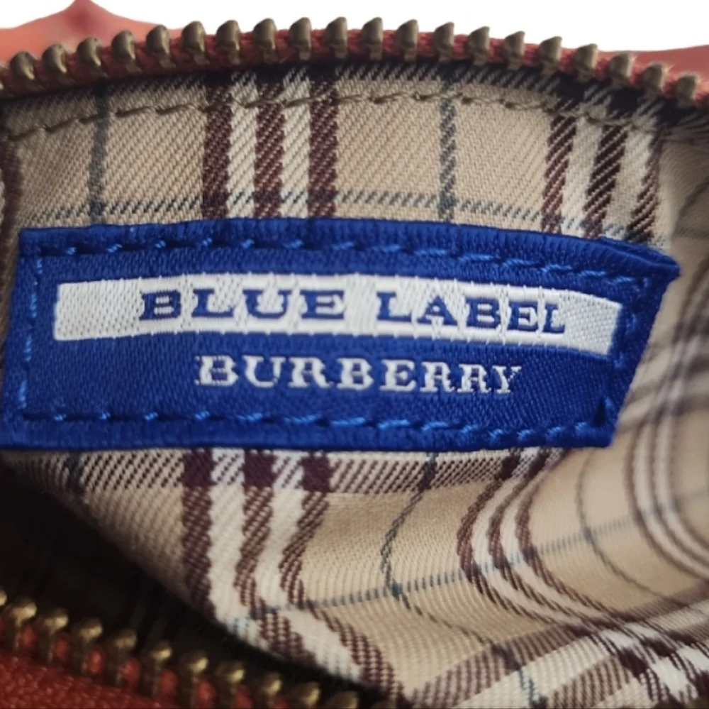 Authentic orange Burberry blue label leather mini boston 2-way bag - Picture 10 of 11